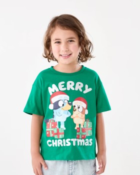 Bluey+License+Christmas+T-Shirt