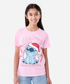 Disney+Lilo+%26amp%3B+Stitch+License+Christmas+T-Shirt