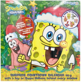 Nickelodeon-SpongeBob-SquarePants-Surprise-Countdown-Calendar-90g on sale