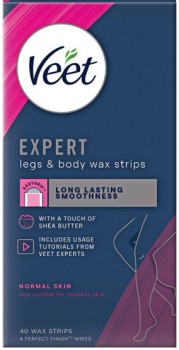 Veet-Expert-Legs-Body-40-Wax-Strips on sale
