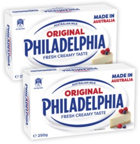 Philadelphia-Cream-Cheese-Block-250g on sale
