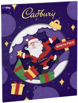 Cadbury+Dairy+Milk+Advent+Calendar+90g