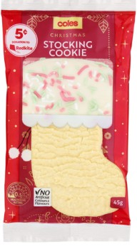 Coles+Christmas+Stocking+Cookie+45g