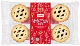 Coles+Christmas+Traditional+Fruit+Mince+Pies+6+Pack+360g