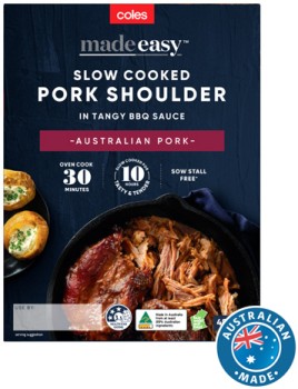 Coles-Made-Easy-Slow-Cooked-Pork-Shoulder-in-BBQ-Sauce-480g on sale