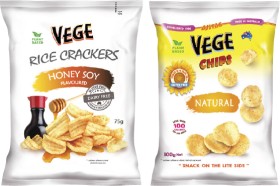 Vege-Chips-100g-or-Rice-Crackers-75g on sale