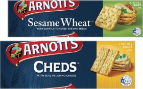 Arnotts-Cheds-or-Sesame-Wheat-Crackers-250g on sale