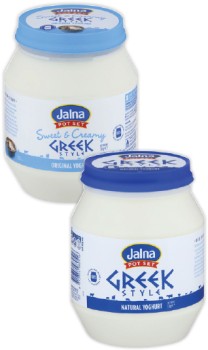 Jalna-Greek-Style-Yoghurt-1kg on sale
