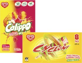 Streets-Calippo-Ice-Blocks-5-Pack-10-Pack-525mL-575mL-or-Cyclone-Sticks-8-Pack-688mL on sale