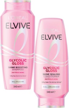 LOral-Elvive-Glycolic-Gloss-Shampoo-or-Conditioner-340mL on sale