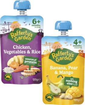 Raffertys-Garden-4-Months-6-Months-or-8-Months-Baby-Food-Pouch-120g on sale