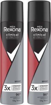 Rexona+Clinical+96hr+Aerosol+Deodorant+180mL