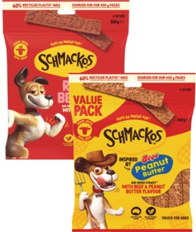 Schmackos+Dog+Treats+450g-500g
