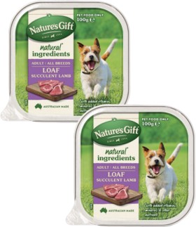 Natures-Gift-Gourmet-Dog-Food-100g on sale