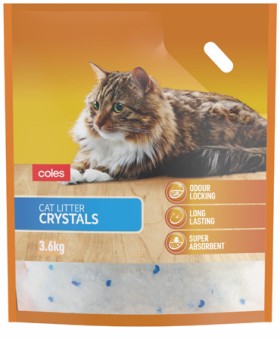 Coles+Silica+Gel+Cat+Litter+Crystals+3.6kg