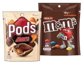 MMs-130180g-Pods-160g-or-Maltesers-120140g-Share-Pack-Selected-Varieties on sale