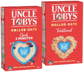 Uncle+Tobys+Traditional+or+Quick+Rolled+Oats+500g