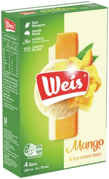 Weis+Ice+Cream+Bar+4+Pack+or+Sorbet+1+Litre+Selected+Varieties