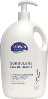Redwin+Sorbolene+Daily+Moisturiser+1.1+Litre