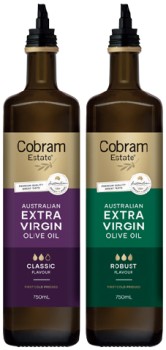 Cobram+Estate+Australian+Extra+Virgin+Olive+Oil+750mL+Selected+Varieties