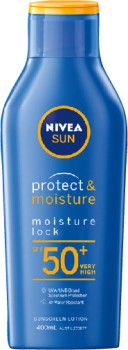 Nivea-SPF50-Sun-Protect-Moisture-Sunscreen-400mL on sale