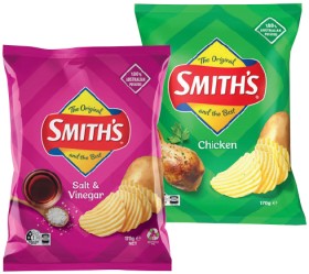 Smiths-Crinkle-Cut-Chips-150170g-Selected-Varieties on sale
