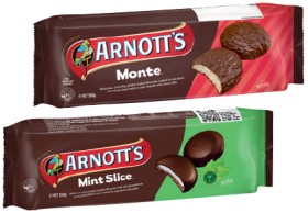 Arnotts-Chocolate-Biscuits-160250g-Selected-Varieties on sale