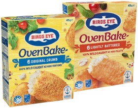 Birds+Eye+Oven+Bake+Fish+Fillets+425g+Selected+Varieties
