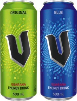 V+Energy+Drink+500mL+Selected+Varieties