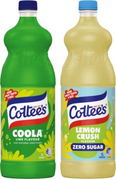 Cottee%26rsquo%3Bs+Cordial+1+Litre+Selected+Varieties