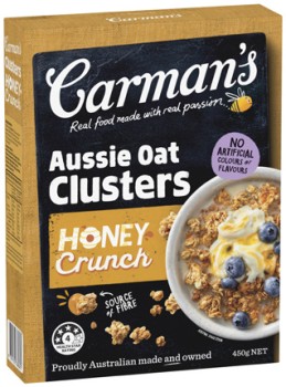 Carman%26rsquo%3Bs+Oat+Clusters+450g+Selected+Varieties