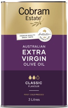 Cobram+Estate+Extra+Virgin+Olive+Oil+3+Litre+Selected+Varieties