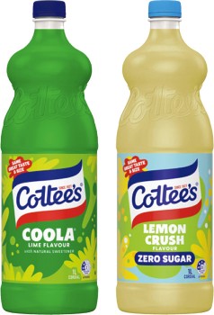 Cottee%26rsquo%3Bs+Cordial+1+Litre+Selected+Varieties