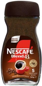 Nescaf%26egrave%3B+Blend+43+Instant+Coffee+140%E2%80%91150g+Selected+Varieties