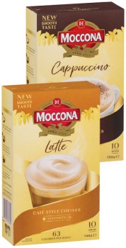 Moccona+Coffee+Sachets+8%E2%80%9110+Pack+Selected+Varieties
