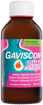 Gaviscon-Dual-Action-Peppermint-Oral-Liquid-Suspension-500mL on sale