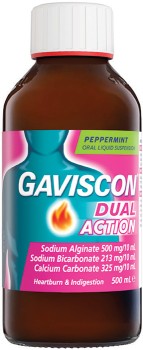 Gaviscon-Dual-Action-Peppermint-Oral-Liquid-Suspension-500mL on sale