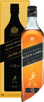 Johnnie-Walker-Black-Label-Whisky-700mL on sale