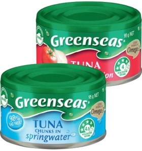 Greenseas+Tuna+95g+Selected+Varieties