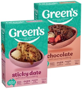 Green%26rsquo%3Bs+Self%E2%80%91Saucing+Pudding+Mix+260g+Selected+Varieties