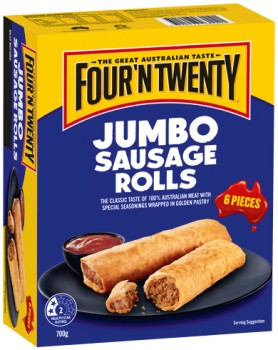 Four%26rsquo%3BN+Twenty+Jumbo+Sausage+Rolls+6+Pack