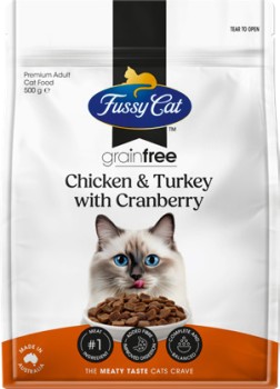 Fussy+Cat+Grain+Free+Dry+Cat+Food+500g+Selected+Varieties
