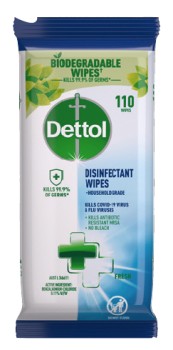 Dettol+Disinfectant+Wipes+110+Pack+Selected+Varieties