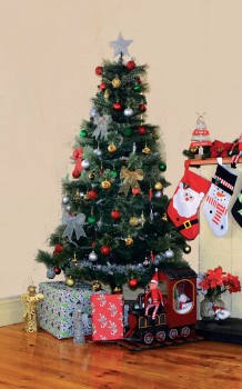 Green-Hard-Needle-Christmas-Tree-210cm on sale