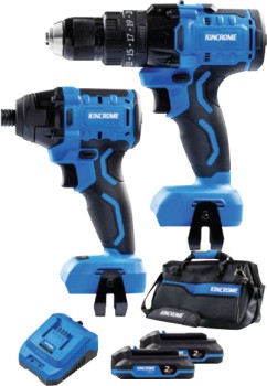 Kincrome+18V+Hammer+Drill+%26amp%3B+Impact+Driver+Kit