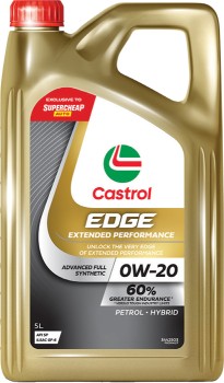 NEW-Castrol-EDGE-EXTENDED-PERFORMANCE-0W-20-5L-Engine-Oil on sale