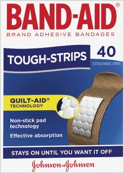 Band-Aid-Tough-Strips-40-Pack on sale