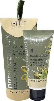 SHE+Aromatherapy+Pure+Organics+Mandarin%2C+Ylang+Ylang+%26amp%3B+Lavender+Flavour+Hand+Cream+100mL
