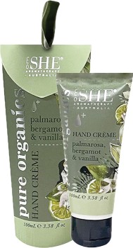 SHE+Aromatherapy+Pure+Organics+Palmarosa%2C+Bergamot+%26amp%3B+Vanilla+Flavour+Hand+Cream+100mL
