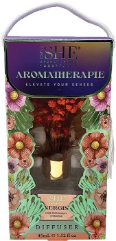 SHE+Aromatherapie+Lime%2C+Peppermint+%26amp%3B+Orange+Flavour+Diffuser+45mL